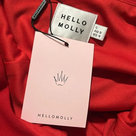 NEW Hello Molly Hello Dear Red Dress - Picture 11 of 13